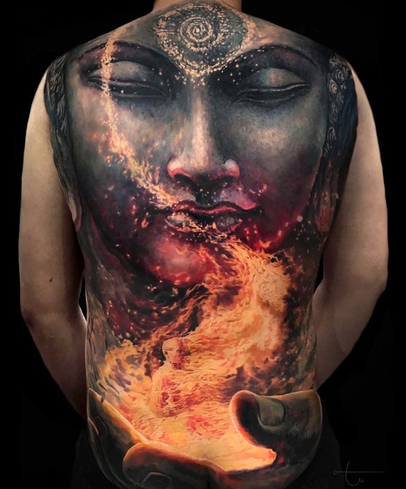 Tác phẩm nghệ thuật của Nghệ sĩ Tú Xăm (Tú Đen Tattoo) - Hình ảnh 2