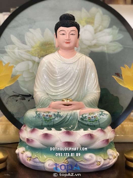 Tượng Phật Thích Ca Áo Xanh Non Nước - Vẻ Đẹp Giản Dị Mà Thanh Khiết