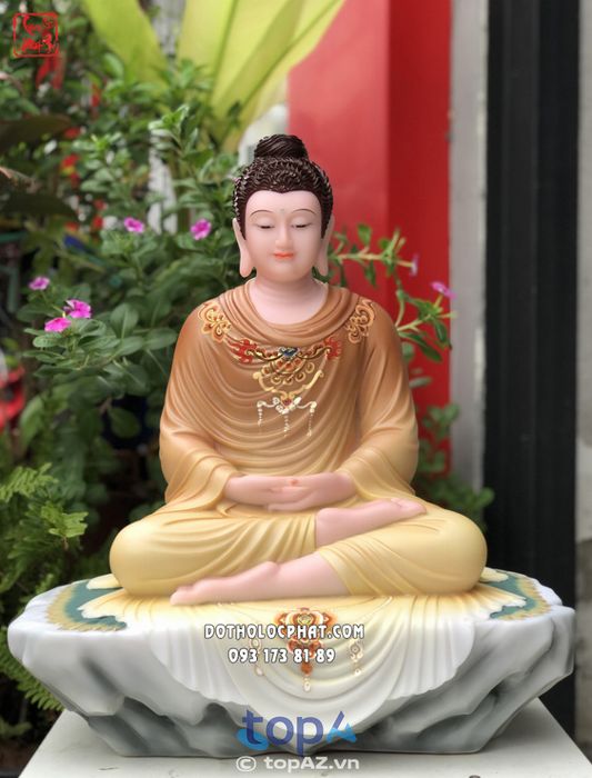 Tượng Phật Thích Ca Đá Khoáng Màu - Tinh Hoa Nghệ Thuật Điêu Khắc