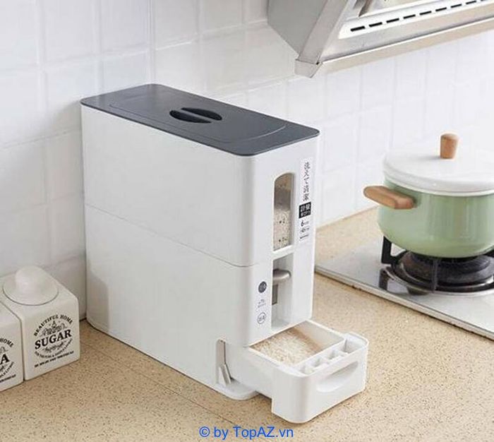 Thùng đựng gạo thông minh - Nâng tầm trải nghiệm bếp hiện đại