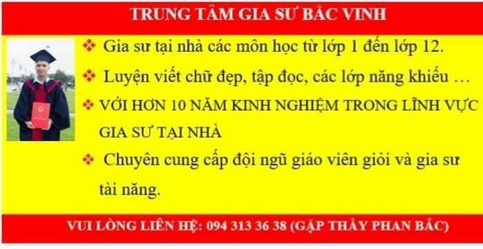 Trung Tâm Gia Sư Bắc Vinh ảnh 2