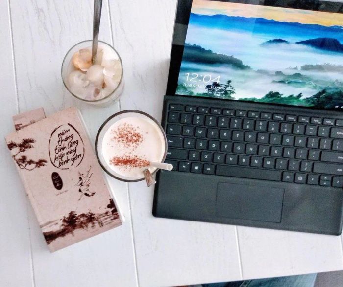Không gian sang trọng tại Santorino Coffee & Tea