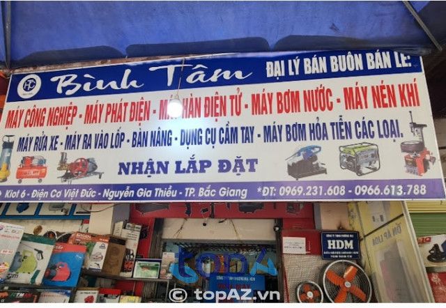 Đại lý đồ điện Bình Tâm tại Bắc Giang