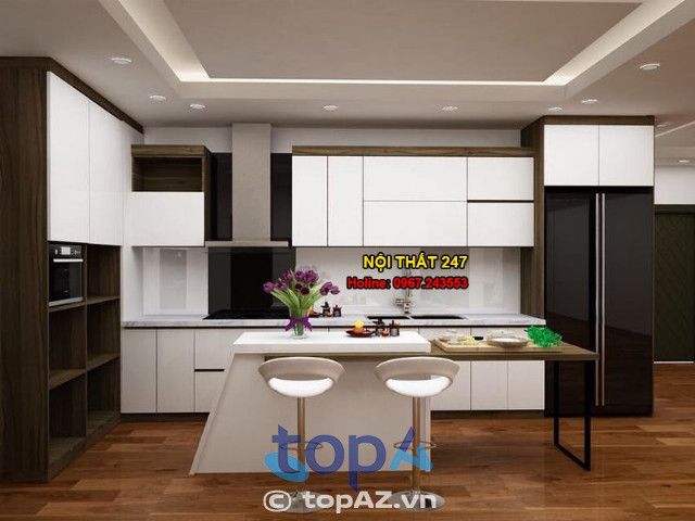 Thi công tủ bếp chung cư tại Hà Nội - mang đến không gian bếp sang trọng và tiện nghi cho căn hộ của bạn