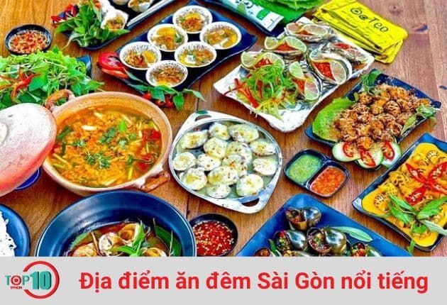 Thiên đường ăn vặt đêm Sài Gòn – Quán Ốc Ấy