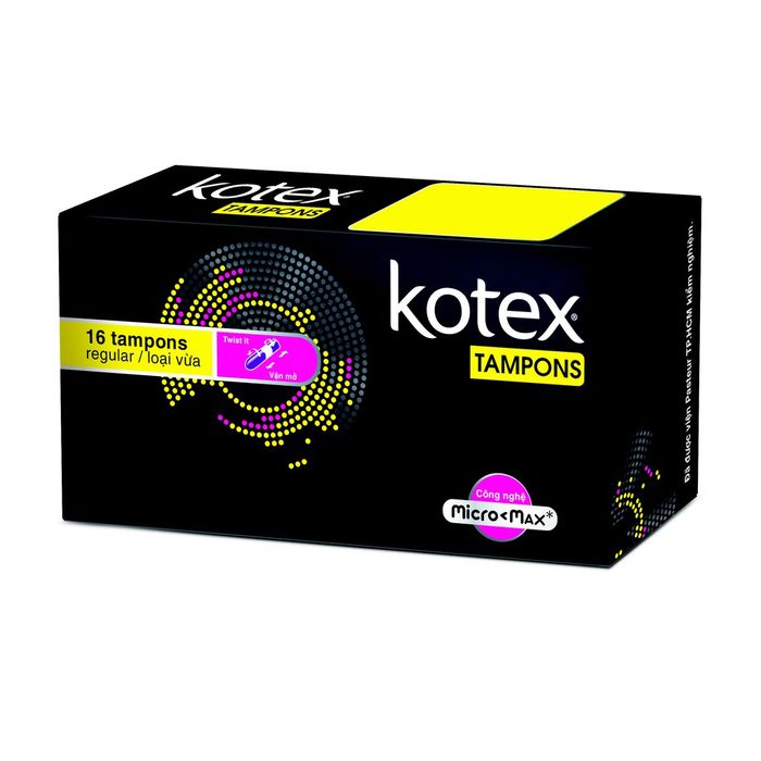 Hình ảnh thực tế Kotex Luxe Tampons - Thiết kế thanh lịch