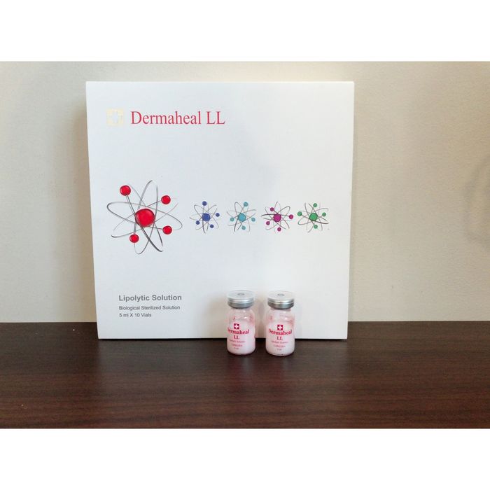 Hình ảnh minh họa hiệu quả tiêm tan mỡ Dermaheal LL