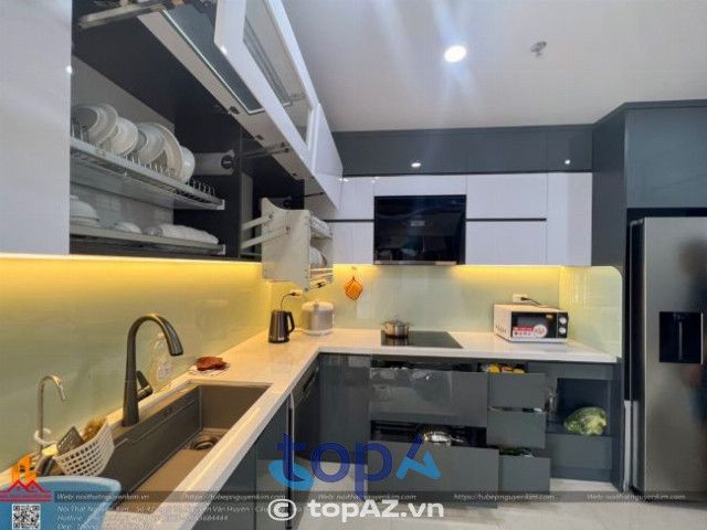 Đơn vị thi công tủ bếp chung cư hàng đầu Hà Nội - Nơi biến không gian bếp thành tác phẩm nghệ thuật