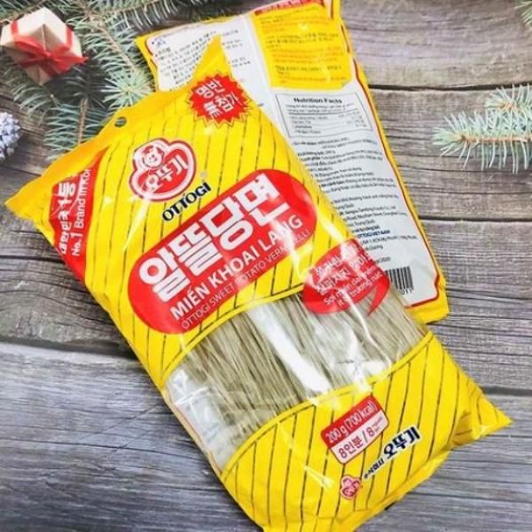 Hình ảnh thực tế Miến khoai lang Ottogi - Sợi miến cọng to đặc trưng