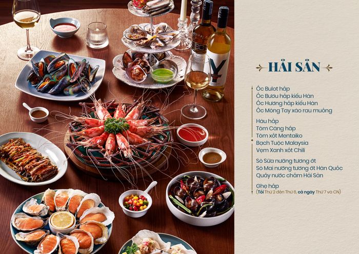 Hình ảnh ấn tượng về không gian sang trọng tại D'maris Premier Buffet - Phú Mỹ Hưng