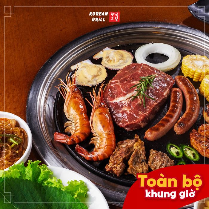 Không gian hiện đại và món nướng hấp dẫn tại Korean Grill - Buzza BBQ