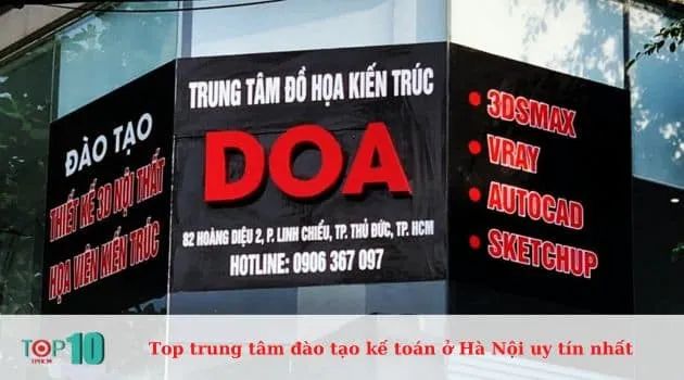 DOA - Trung tâm đào tạo họa viên kiến trúc chuyên nghiệp