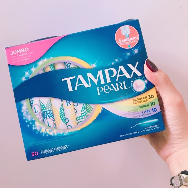 Hình ảnh thực tế Tampax Pearl - Thiết kế đạt chuẩn y khoa