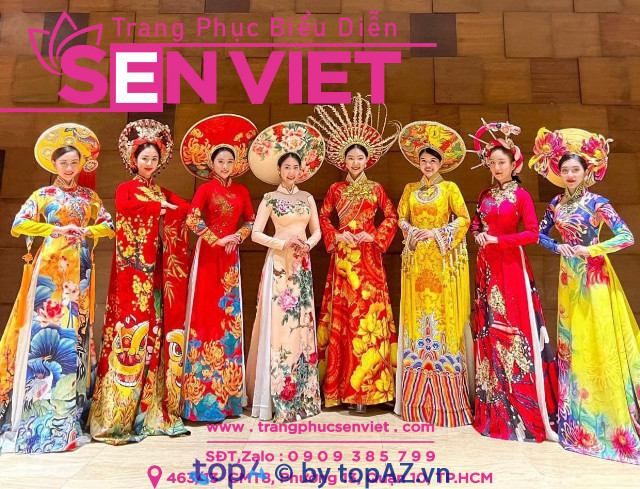 Bộ sưu tập áo dài đặc sắc tại Sen Việt