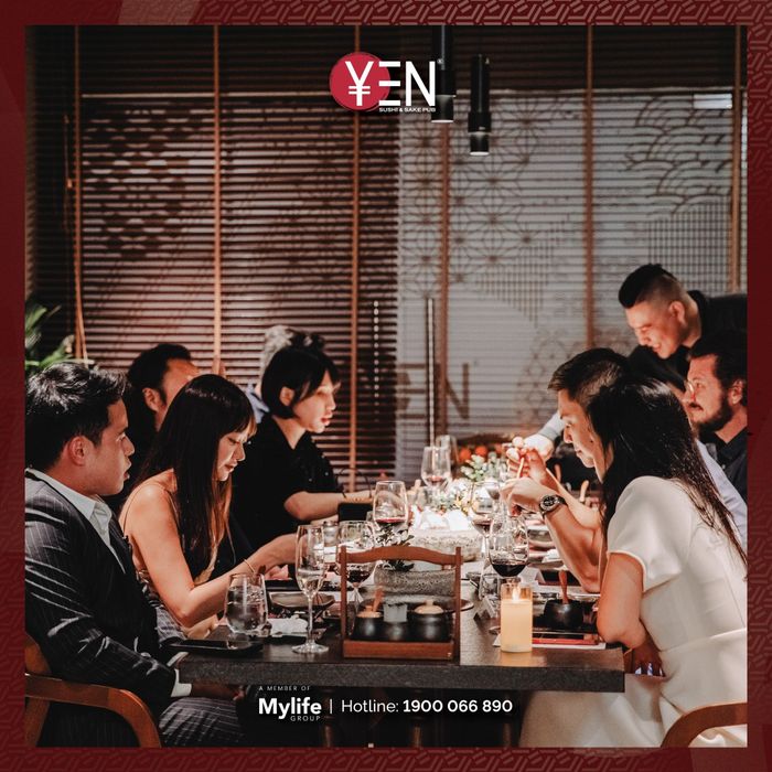 Không gian tinh tế đậm chất Nhật tại YEN Sushi Sake Pub
