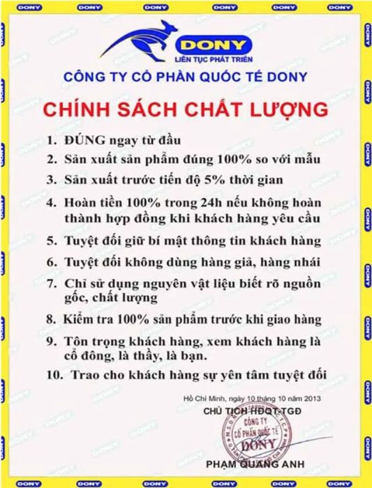 DONY - Đơn vị may đồng phục giá tốt nhất TP.HCM với chất lượng đẳng cấp