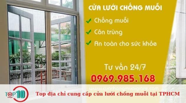 Cửa lưới chống muỗi Hoàng Gia Phát