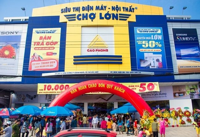 Điện máy Chợ Lớn tự hào nằm trong Top 5 trung tâm điện máy lớn nhất TP.HCM