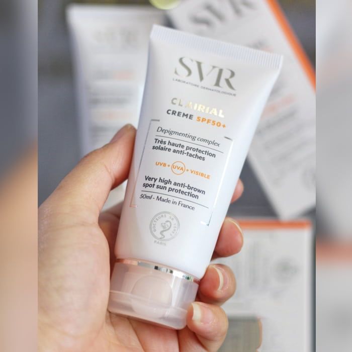 Kem chống nắng SVR Clairial Crème SPF50 - bảo vệ da và ngừa nám
