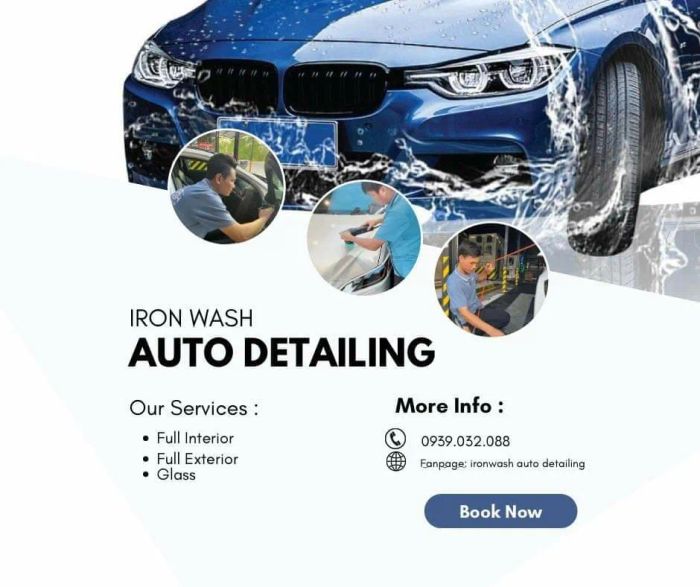 Hình ảnh không gian sang trọng tại IRON WASH AUTO