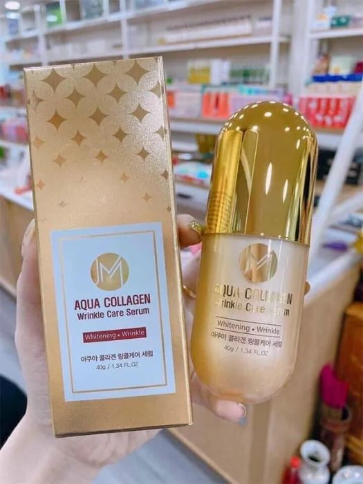 Serum Collagen Tươi Thủy Phân JM Aqua Collagen Wrinkle Care - Hình ảnh 1