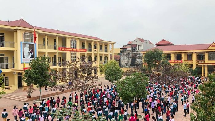 Hình ảnh tuyệt đẹp về Trường Tiểu Học Quang Trung