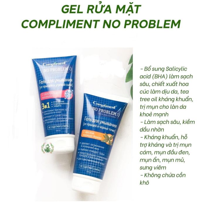 Hình ảnh minh họa sản phẩm Sữa rửa mặt Compliment No Problem – ảnh 1
