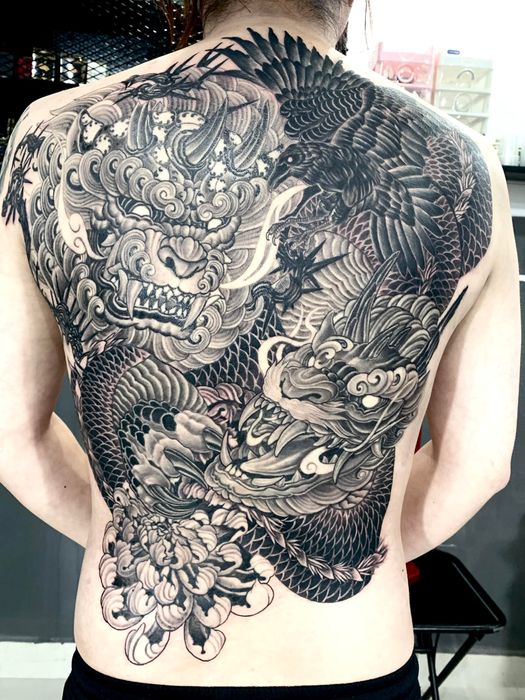 Tác phẩm nghệ thuật đặc sắc tại Tiến Black Tattoo