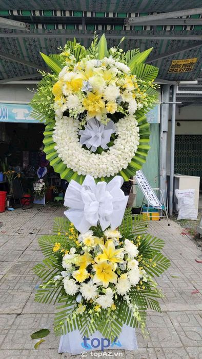 Cửa hàng hoa viếng tại TP. Lai Châu