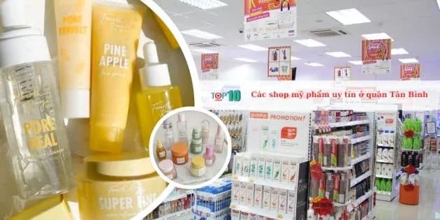 Những shop mỹ phẩm chất lượng và uy tín tại quận Tân Bình