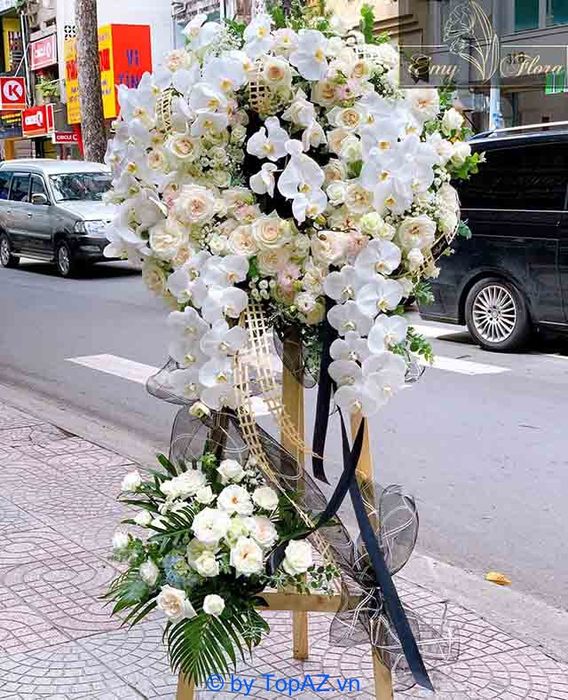 Địa chỉ uy tín để đặt vòng hoa viếng đám tang tại Quận 4 với chất lượng đảm bảo