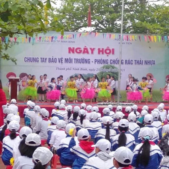 Cơ sở vật chất khang trang và hiện đại tại Trường Tiểu học Ninh Tiến