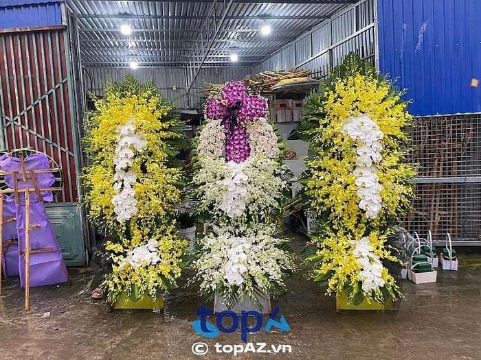 Tiệm hoa viếng đám tang tại TP. Lai Châu