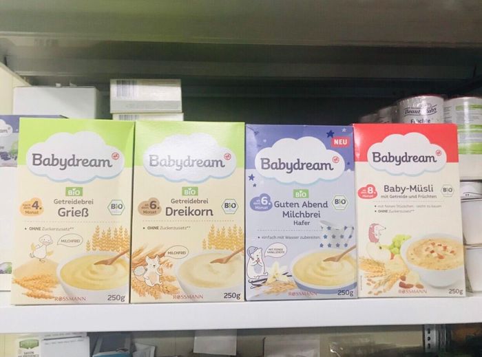 Hình ảnh bột ăn dặm Babydream đạt chuẩn hữu cơ