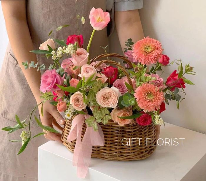 Những tác phẩm nghệ thuật hoa tại Gift Florist