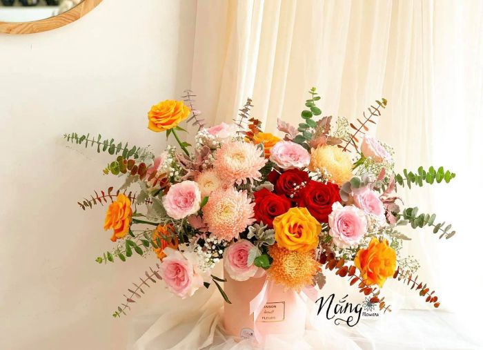 BST hoa tươi nghệ thuật mới nhất tại Nắng Flowers