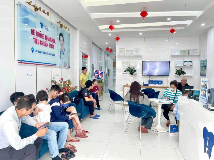 Hình ảnh cơ sở vật chất hiện đại tại Nha Khoa Paris Nghệ An