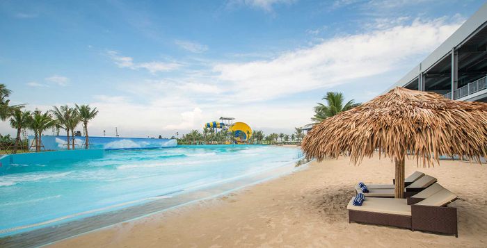 Hình ảnh bãi biển nhân tạo Baara Land Quốc Oai – Góc nhìn ấn tượng