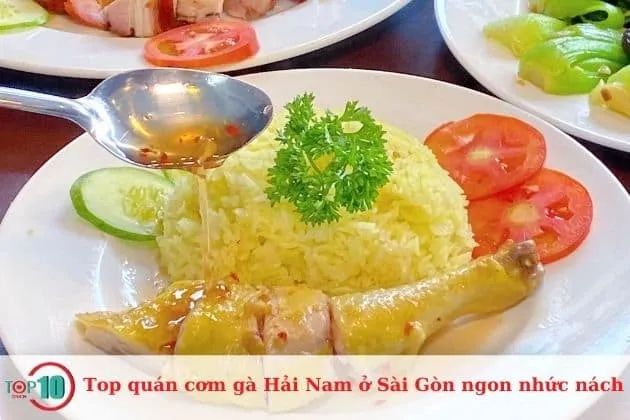 Singapore Chicken W Rice - Tinh hoa ẩm thực Singapore