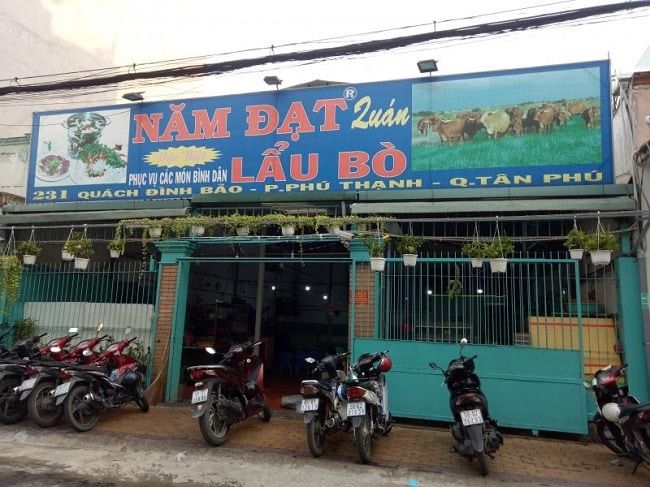 Lẩu Bò Năm Đạt - Đặc sản lẩu bò truyền thống Tân Phú