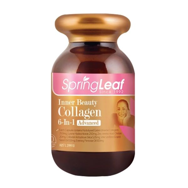 Viên Uống Collagen 6 In 1 Spring Leaf Inner Beauty Plus ảnh 1
