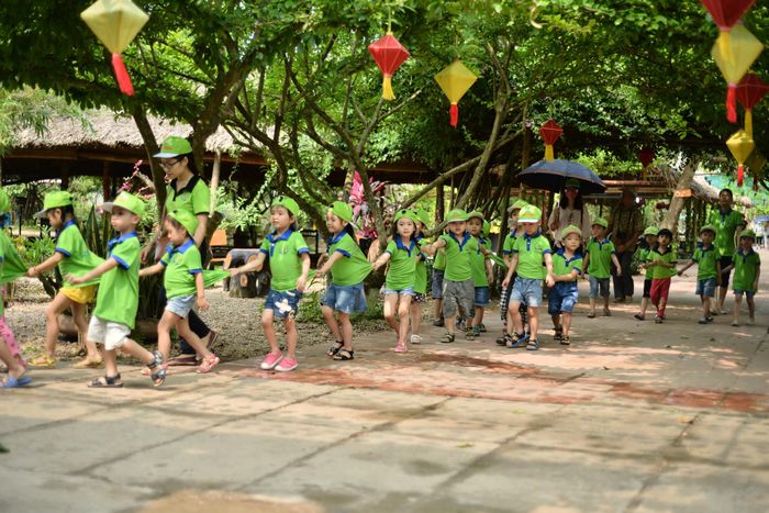 Không gian học tập hiện đại tại Mầm non Hoa Linh