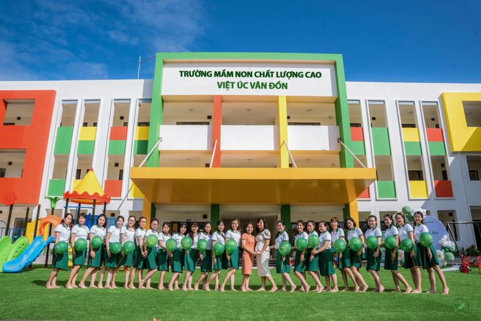 Hình ảnh không gian học tập tại Trường Mầm Non Việt Úc Vân Đồn
