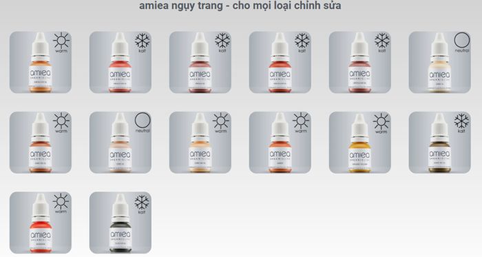 Ảnh minh họa 2: Màu sắc chuẩn xác từ mực xăm Amiea Organic
