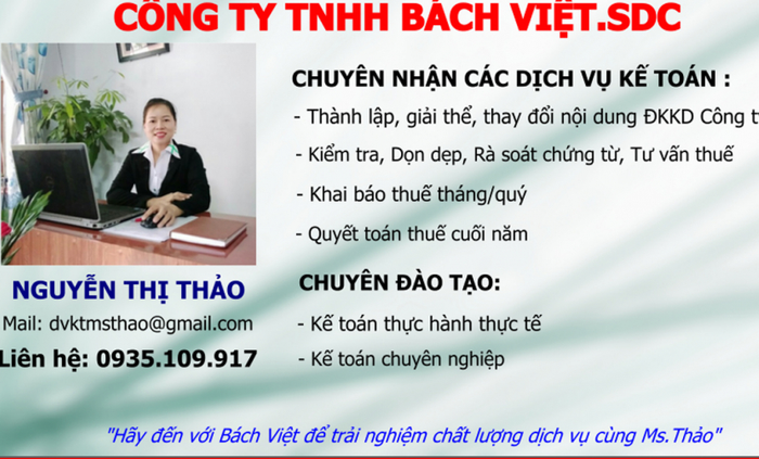 Hình ảnh văn phòng chuyên nghiệp Bách Việt Accounting