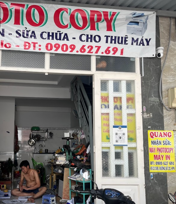 Không gian phục vụ hiện đại tại Photocopy Quang Thủ Đức
