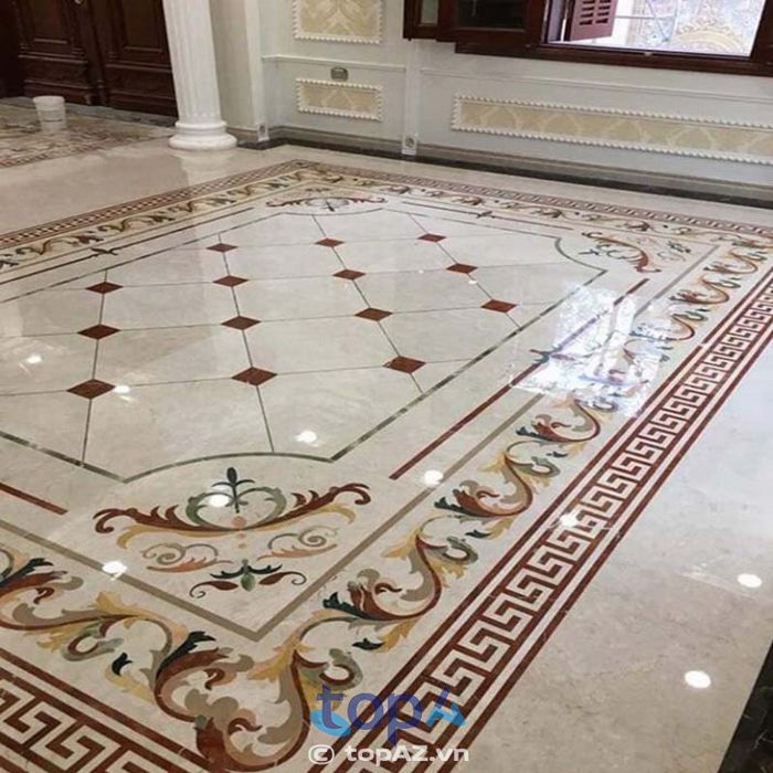 Đội ngũ thợ thi công đá hoa cương tại quận Gò Vấp