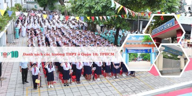 Bảng xếp hạng các trường Trung học Phổ thông hàng đầu Quận 10