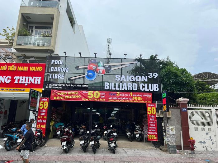 Hệ thống bàn chơi đa dạng tại Sài Gòn 39 Billiard Club