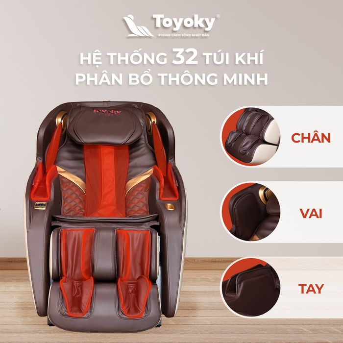Hình ảnh sản phẩm ghế massage Toyoky